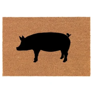 pig coir door mat