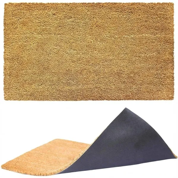 Natural coir matting with PVC backing for entrance areas and doorways