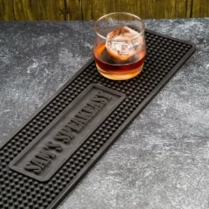 Speak Easy rubber bar mat with non-slip surface