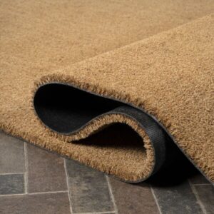 Plain large coir mat made from natural coir