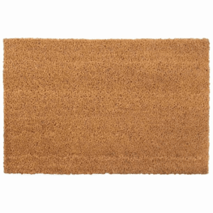 Plain coir elite doormat natural brown