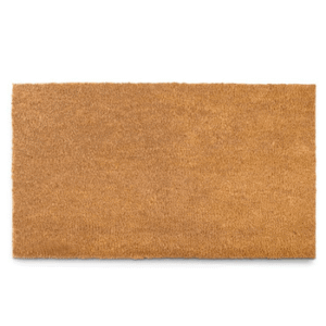 Plain coir essential doormat natural brown