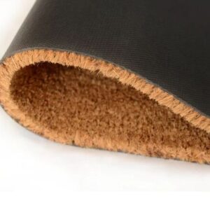 Premium cut to size coir matting PVC backed edge detail